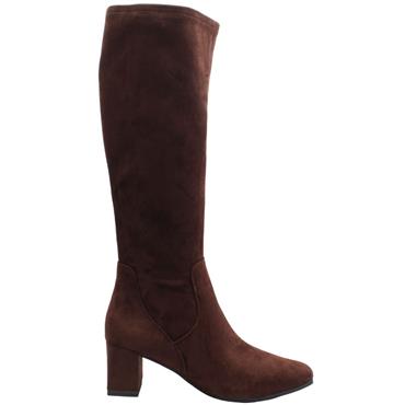 CAPRICE 25547 KNEE HIGH BOOT - BROWN SUEDE